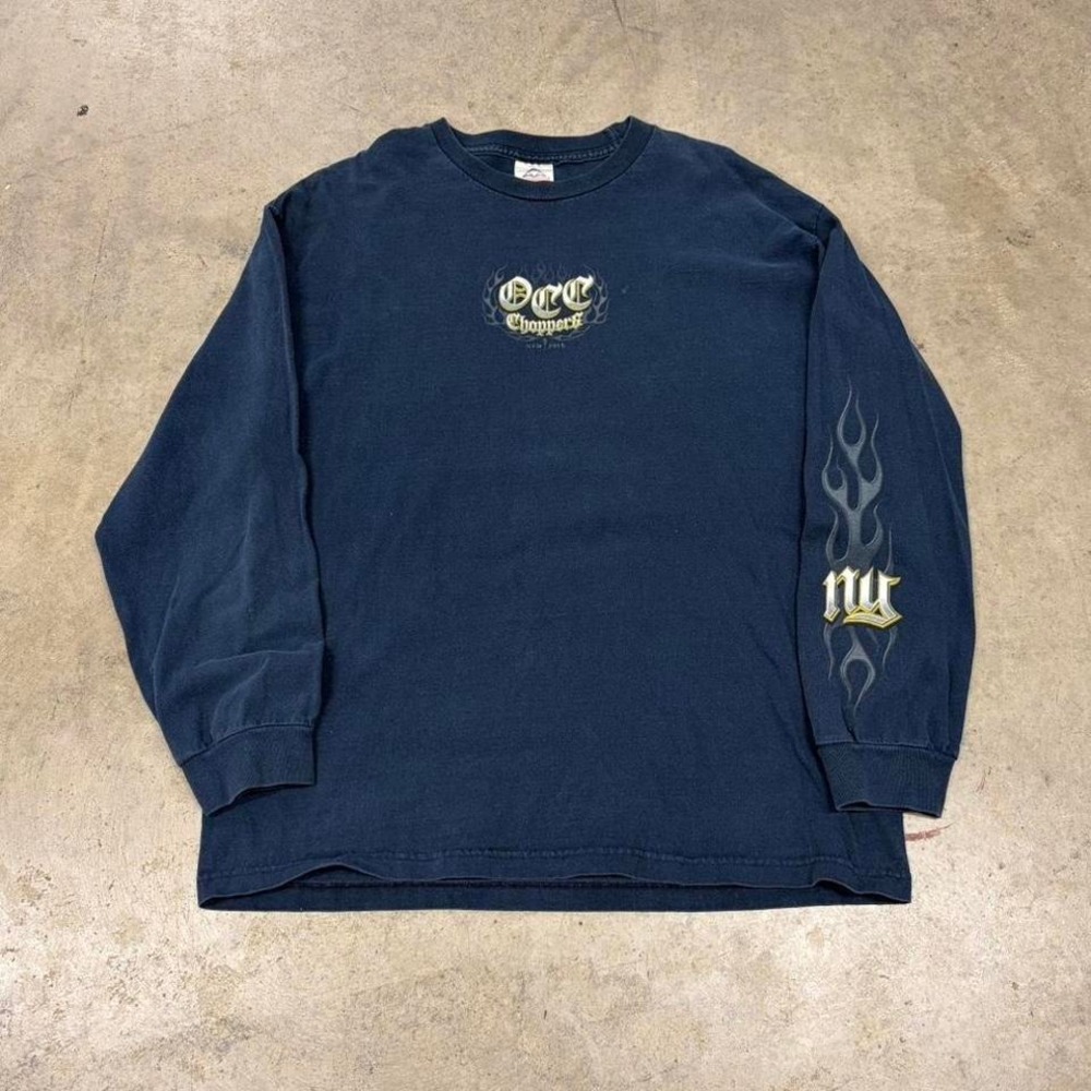 2000s orange county choppers flame long sleeve